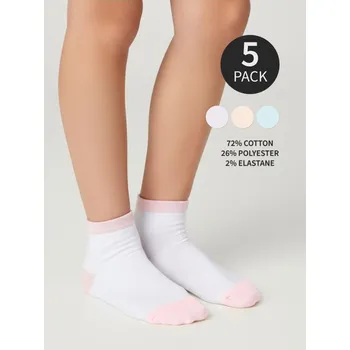 Dívčí oblečení Sinsay - Sada 5&nbsp;párů ponožek - vícebarevná - 255GS-MLC - 255GS-MLC-R34