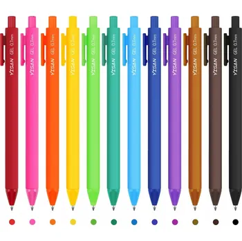 Vícebarevné Gelová propiska DŁUGOPISY ATRAMENTOWE ŻELOWE DLA DZIECI 12 KS