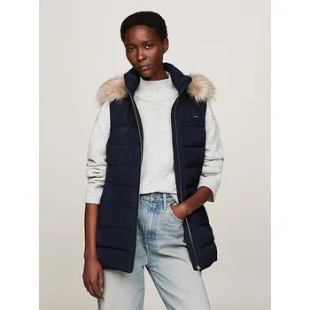 Dámská vesta Tommy Hilfiger dámská tmavě modrá péřová vesta 20022084-8720637685105