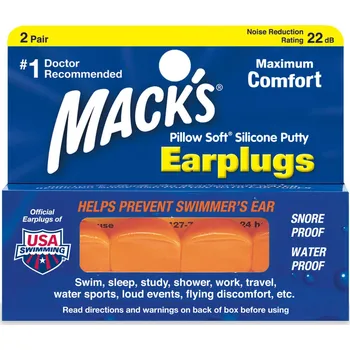 Špunt do uší Mack's Snore Mufflers™ Množství v balení: 2 páry Silikonové špunty do uší