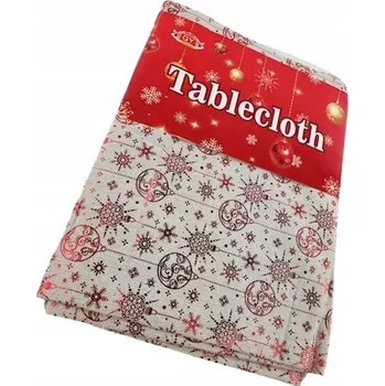 ubrus OBRUS NA STŮL 140 x 220 CM S KRÁSNÝM VÁNOČNÍM VZOREM