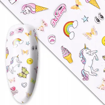 Transferová Fólie na nehty LOVLEY UNICORN