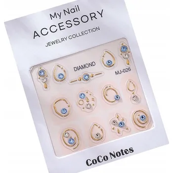 samolepka 5D Samolepky samolepicí zlaté zirkony perly S55