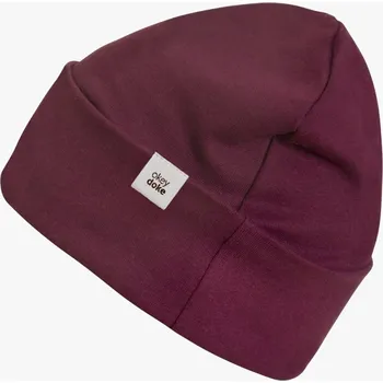Čepice Doke Dětská čepice organic maroon Velikost: Pro děti (1-11 let)