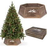 Lebula Dřevěné pouzdro na vánoční stromek s ozdobným sobem