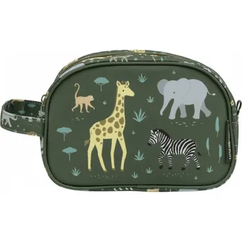 A Little Lovely Company - toaletní taštička - zvířata ze savany (1270)