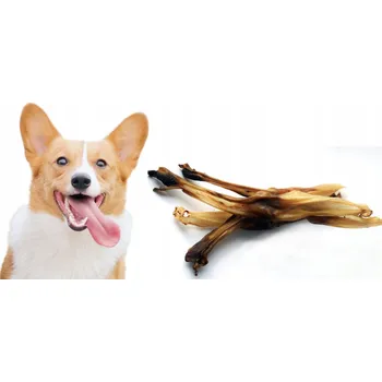 Pamlsek pro psa Kousátko pro psy Sušené Králičí Uši Přírodní 10 Ks PositiveCare