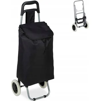 Nákupní taška Nákupní vozík Relaxdays šedý