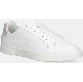 Pánská obuv Tenisky Calvin Klein LOW PRO CUP LACEUP LTH MOIRE béžová barva, HW0HW02845 00A, EUR 37