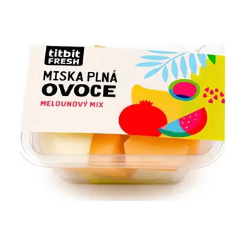 Titbit Ovocná svačinka Mix melounů 200g