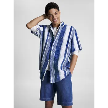 Pánská košile Tommy Hilfiger pánská modro bílá košile 20012455-1988178