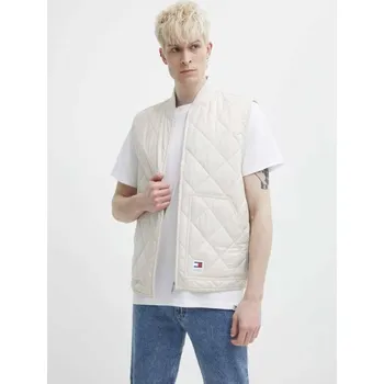 Pánská vesta Tommy Jeans pánská krémová vesta 20003262-8720646733545