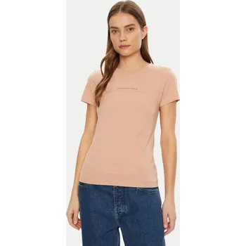 Dámské tričko Calvin Klein dámské oranžové tričko 20009602-8720639908530