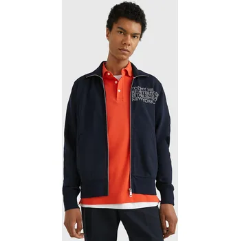 Pánská mikina Tommy Hilfiger pánská tmavě modrá mikina Badged graphic 20012422-8720642938906