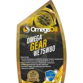 Převodový olej SYNTETICKÝ PŘEVODOVÝ OLEJ Omega GEAR WE 75W80 5L