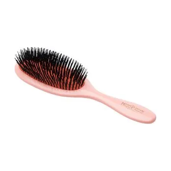 kartáč na vlasy Mason Pearson Handy Boar Bristle Hairbrush B3 kartáč s kančími štětinami proti krepatění vlasů 1 ks, Růžová