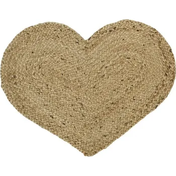 prostírání Jutové prostírání / předložka velké srdce Heart - 60*45*0,5cm