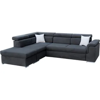 Sedací souprava BORGO rohová sedací souprava, pravá, tmavě šedá Curio 97
