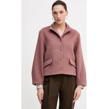 Pánská větrovka Bunda s příměsí vlny Hoss Intropia 5432683 oranžová 32X, vel. S