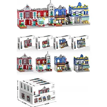 ostatní stavebnice STAVEBNICE ARCHITEKTURA SET 4V1 MĚSTSKÁ ULIČKA