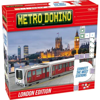 Desková hra Logická Hra pro DĚTI Domino Metro Londýn PUZZLE