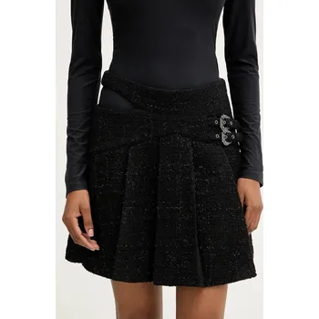 Dámská sukně Minisukně Versace Jeans Couture černá barva, mini, 79HAE801 N0539 79HAE801.N0539 99X, vel. 44