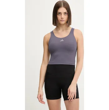 Tréninkový top adidas Performance šedá barva, KT3278 90X, vel. M