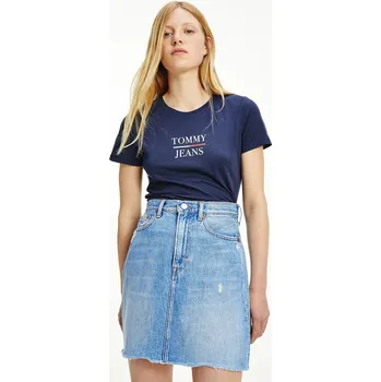 Dámské tričko Tommy Jeans dámské tmavě modré tričko 20007044-8720114274587