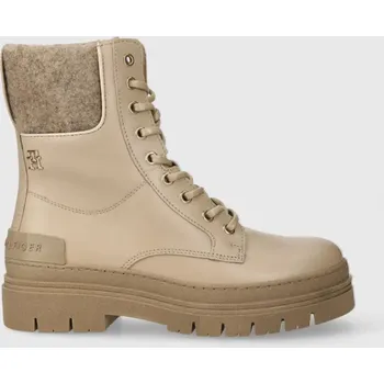 Dámské tenisky Tommy Hilfiger dámské béžové boty 30001038-1985825