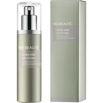 Pleťové sérum M2 Beauté Pearl & Gold Ultra Pure Solutions Facial Nano Spray - Rozjasňující pleťové sérum 75 ml