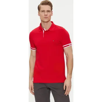 Pánské tričko Tommy Hilfiger pánské červené polo tričko 20012194-8720646453597
