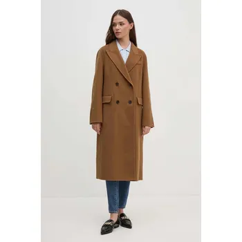 Dámský kabát Tommy Hilfiger dámský hnědý kabát 20021920-2140551