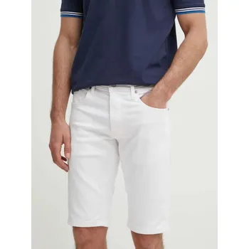 Pánské kraťasy Pepe Jeans pánské bílé džínové šortky 20016730-2099620