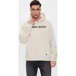 Tommy Jeans pánská béžová mikina 20005611-8720645879626