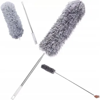 Prachovka TELESKOPICKÝ KARTÁČ NA PRACH MOP NA PAVUČINY MEGA DLOUHÝ XXL 85-288CM