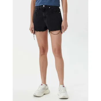 Dámské kraťasy Tommy Jeans dámské černé džínové šortky 20007424-8720638755333