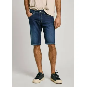 Pánské kraťasy Pepe Jeans pánské modré džínové kraťasy 20016729-8447166228114