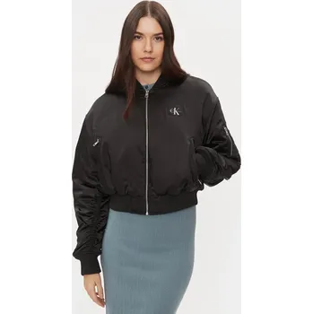 Dámský bomber Calvin Klein dámský saténový černý bomber 20007655-2075730