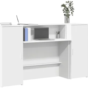 Psací stůl Obdélníkový psací stůl VidaXL 180 x 103,5 x 50 cm bílý