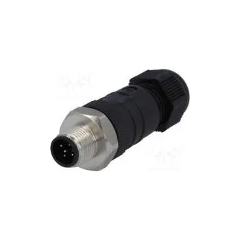 Elektrická zásuvka Zástrčka M12 PIN 5 vidlice kód A-DeviceNet / CANopen IP67