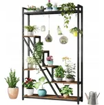 Držák Na Květináč STOJAK DRŽÁK NA KVĚTINÁČ NA ROŚLINY NA BALKON OGRÓD 180 cm dřevo