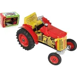 Kovap Traktor Zetor červený na klíček kov 14cm 1:25 v krabičce Kovap