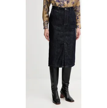 Dámská sukně Džínová sukně Sisley 447ZL002U námořnická modř 59J, vel. 36