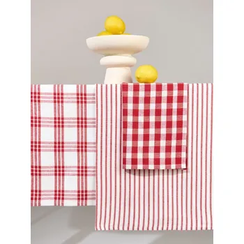 Utěrka Sinsay - Sada 3 kuchyňských utěrek - červená - 782HM-33X - 782HM-33X-ONE