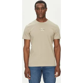 Pánské tričko Calvin Klein pánské béžové tričko 20008705-2201382