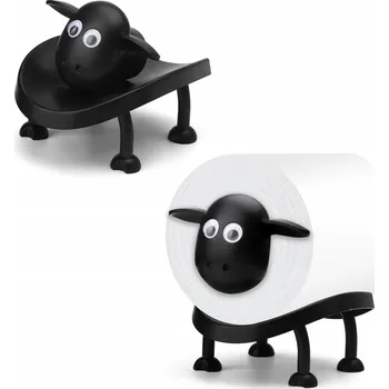 DRŽÁK TOALETNÍHO PAPÍRU VTIPNÝ GADGET USMĚVAVÁ OVEČKA DO KOUPELNY