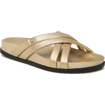 Dámské pantofle Tommy Hilfiger dámské zlaté pantofle 30000971-8720643133584