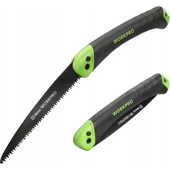 Ruční pilka RUČNÍ SKLÁDACÍ PILA PILOVÝ LIST 18 CM, TROJITÉ ZUBY NA DŘEVO, MĚKKÁ RUKOJEŤ