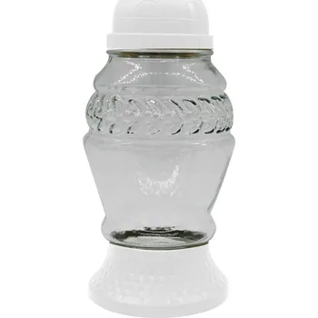 Smuteční dekorace Madona Hřbitovní lucerna LED 20 cm bílá