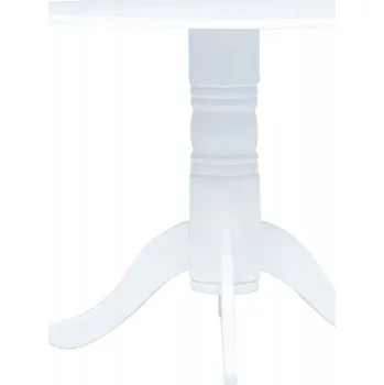 Jídelní stůl Kuchyňský stůl VidaXL kulatý bílý 106 x 106 x 75 cm